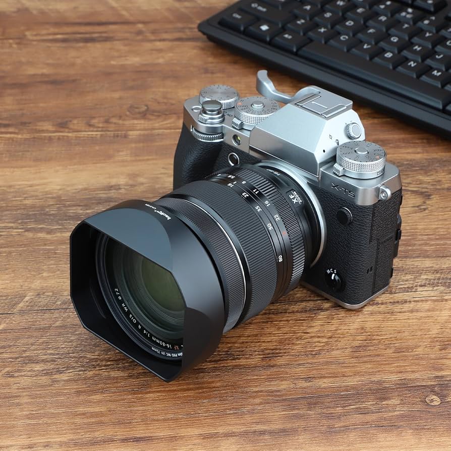 小物 FUJI Amazon.com : Haoge LH-X18N Bayonet Square Metal Lens Hood